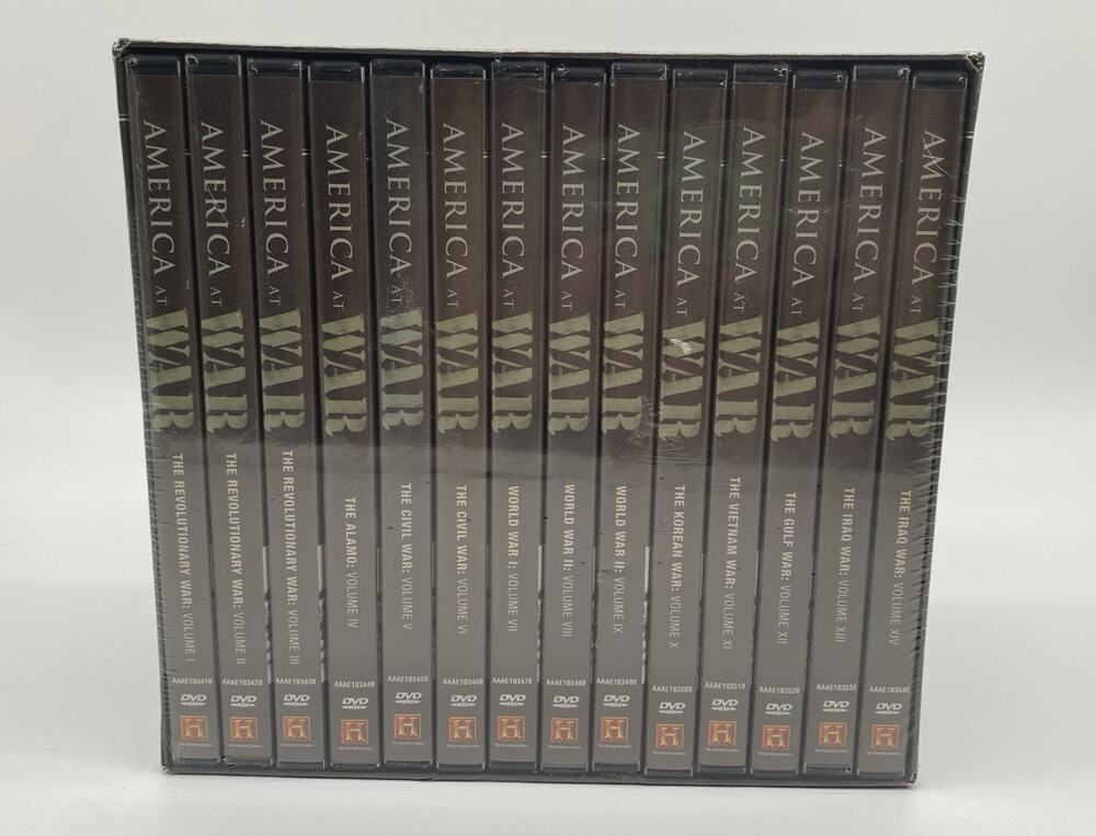 AMERICA AT WAR Megaset History Channel (DVD 2008 14-Disc Set) Brand New / Sealed